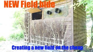 Wildlife PhotographyNEW Field Hide Building on a shoestring [upl. by Ennayhc30]