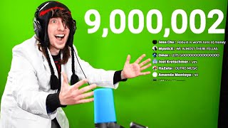 KreekCraft Hits 9 Million Subscribers [upl. by Aerdnaed]