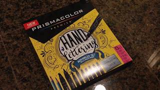 Saturday Projects™ com  PRISMACOLOR PREMIER HAND LETTERING ADVANCED SET [upl. by Cathleen]