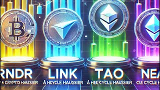 🚀 TOP 4 cryptos à ne pas manquer pour ce cycle haussier  Crypto Link Render Tao near [upl. by Blaire]