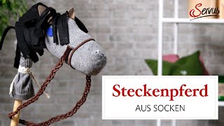 Steckenpferd aus altem Socken [upl. by Coridon]