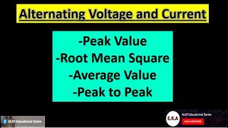 Alternating Voltage and Alternating Current Vp Vrms Vavg and Vpp Tagalog [upl. by Sherurd]