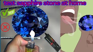 how to test blue sapphire stone at homeRuBY GEMSTONE [upl. by Egon]