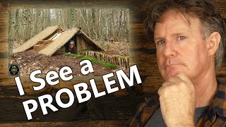 Survival Bushcraft Earth Lodge House 🔸 Commentary [upl. by Montanez17]