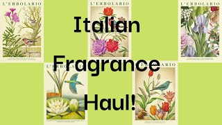 Haul and Impressions from LErbolario Italian Natural Beauty Products  5 New to me Fragrances [upl. by Damle]