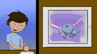 Lets draw a Pokémon Magneton  Star War Edition [upl. by Persian]