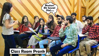 Class Room Student Prank  Pranks in Pakistan  Decent Boys Prank [upl. by Annazus]