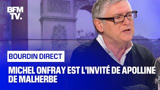 Michel Onfray face à Apolline de Malherbe en direct [upl. by Ferwerda]