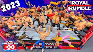 WWE Royal Rumble 2023 Action Figure Match [upl. by Greenfield]