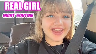 REAL GIRL AFTER SCHOOL NIGHT ROUTINE Realistic GRWM Aubrey VLOG [upl. by Admama]