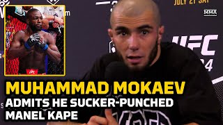 Muhammad Mokaev Admits He SuckerPunched Manel Kape Reveals UFC Talks  UFC 304 [upl. by Anisah549]