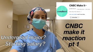 CNBC Millennial Money Reaction Anesthesiologist Assistant making 210000 QampA Part 1 [upl. by Eivol312]