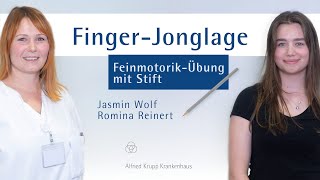 Ergotherapie für Zuhause FingerJonglage stärkt Feinmotorik [upl. by Ecirtap961]