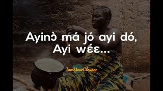 PANÉGYRIQUE AYINON MA JO AYI DO AYINONVI HOUNTONNOU IAMYOURCLOUNON [upl. by Pelagia]