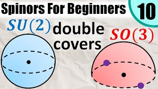 Spinors for Beginners 10 SU2 double covers SO3  SL2C double covers SO13 [upl. by Nellaf]