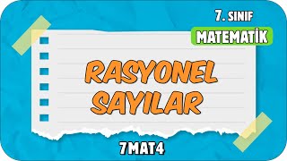 Rasyonel Sayılar 📘 tonguçCUP 1Sezon  7MAT4 2024 [upl. by Swee256]