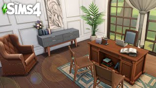 Elegant Base Game Office  The Sims 4 Room Build Shorts [upl. by Uria]