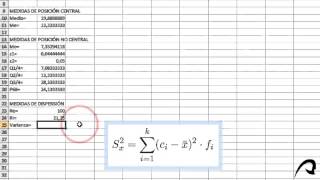 Practica Variable unidimensional continua 0406 Medidas de dispersión [upl. by Luz]