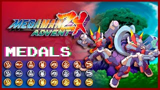 Mega Man ZX Advent Como Obtener Todas Las Medallas [upl. by Kcirde977]