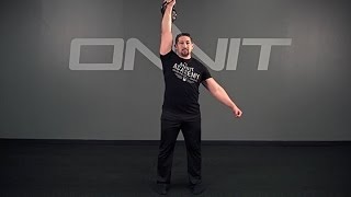 Kettlebell Exercise Strict Press [upl. by Pulchia179]