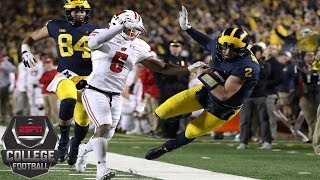 No 12 Michigan defeats No 15 Wisconsin for 6th straight win  College Football Highlights [upl. by Neleag275]