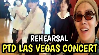 BTS PTD LAS VEGAS CONCERT REHEARSAL BORAHAEFICATION IS COMING [upl. by Klaus]