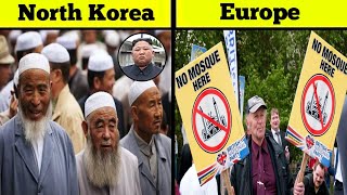 Countries With No Muslims  Islam In North Korea amp Europe [upl. by Ainnek]