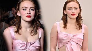 Sadie Sink at Ashi Studio Show in Paris [upl. by Drapehs]