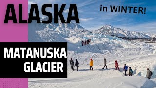 Matanuska Glacier Winter Hike with Greatland Adventures Anchorage ALASKA [upl. by Agathy]