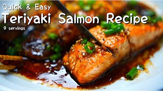 Quick amp Easy Teriyaki Salmon Recipe  how to make Teriyaki Salmon [upl. by Ringo]