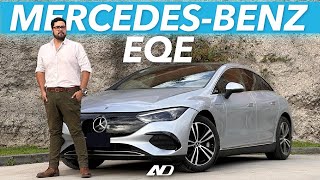 MercedesBenz EQE  Lujo sustentable  Primer Vistazo ad [upl. by Ramedlaw963]