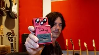 BOSS Waza Craft DM2w Delay demo by Pete Thorn [upl. by Omland]