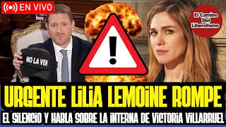 URGENTE LILIA LEMOINE HABLA SOBRE LA TRAICIÓN DE VICTORIA VILLARRUEL [upl. by Egwin]