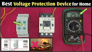 Over Voltage and Under Voltage Protection Device Voltage Protection Device for Home GKM11 Relay [upl. by Swamy]