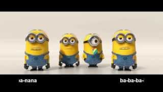 Já padouch 2  Minions  Banana song  10 min  text [upl. by Hamilah]