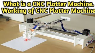 What is the CNC Plotter Printer machine  working of CNC plotter printer machine  CNC plotter [upl. by Santana237]