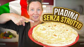 PIADINA fatta in casa SENZA STRUTTO [upl. by Wilfred]