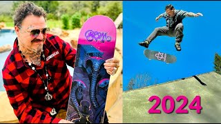 BAM MARGERA 2024  New Skateboarding Compilation [upl. by Ches]