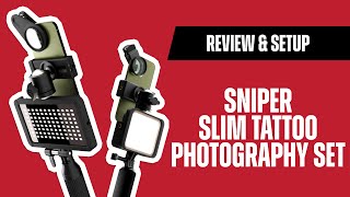 Sniper Slim Tattoo Photography Set  Review amp Setup [upl. by Annaihs]