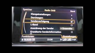 Audi A6 MMI Plus Radiosystem  Facelift 2014 [upl. by Enaud]