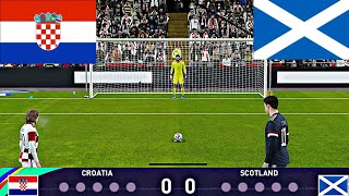 Croatia vs Scotland full penalty shootout  CRO vs SCO HIGHLIGHTS [upl. by Magna413]