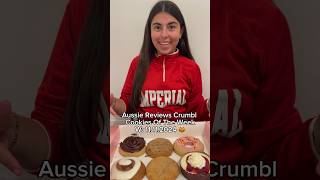 Aussie Reviews Crumbl Cookies Of The Week  11112024 😋 shorts [upl. by Aelegna820]