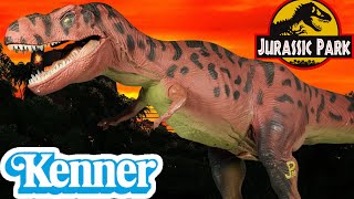 Kenner Jurassic Park Electronic Tyrannosaurus rex Review Series 1 Roar amp Stomp Sound [upl. by Ylas]