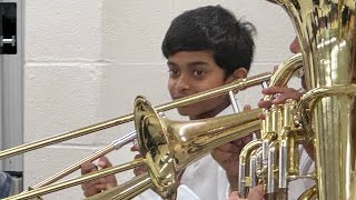 Vaibhav Kuduva  Oakhill Elementary School Band  Spring 2024 [upl. by Odetta]