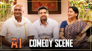 A1  Comedy Scene  Santhanam  MS Bhaskar  Manohar  Adithya TV [upl. by Otrebire640]