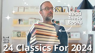 24 Classics for 2024  MustRead Classic Literature Recommendations [upl. by Ardme]