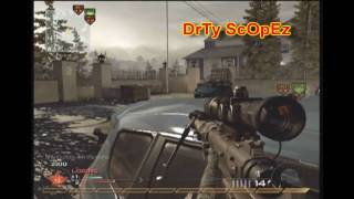 DrTy ScOpErZ Modern Warfare 2 SampD Quick Scope Tritage [upl. by Yntirb]