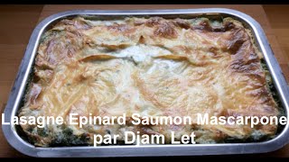 Lasagne épinard saumon mascarpone [upl. by Anyahc16]