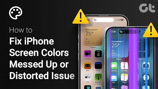 How to Fix iPhone Screen Colors Messed Up or Distorted Issue  Different Colors on iPhones Screen [upl. by Ocirne]