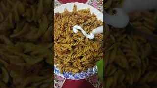 Fusilli Pasta Mukbang  Fusilli Pasta Recipes shorts youtubeshorts trending Shorts [upl. by Robillard]